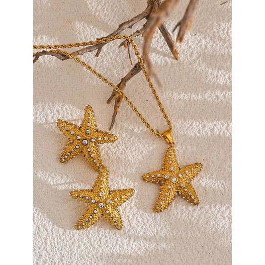 Set Estrella Marina (collar y aretes)